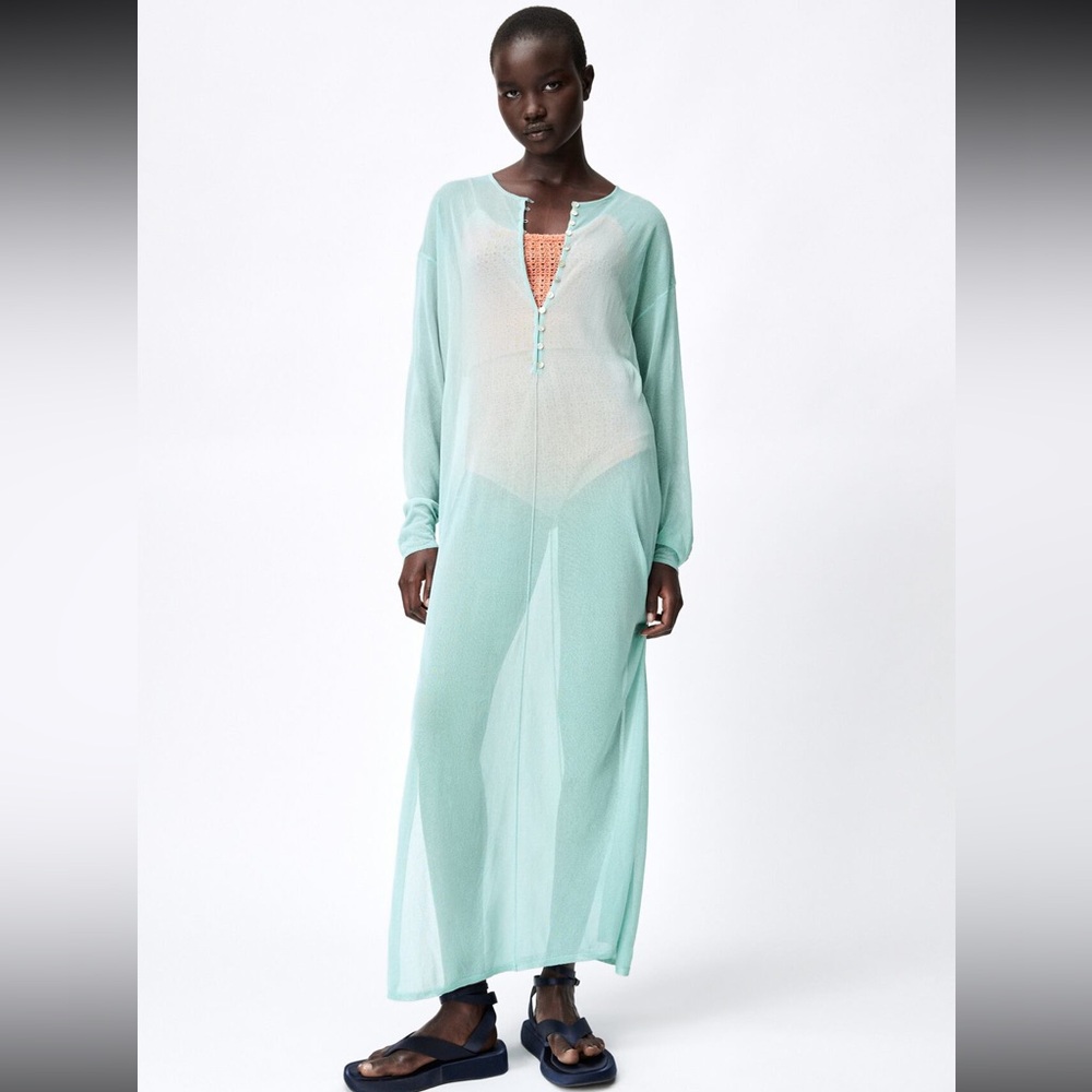 Zara Semi Sheer Tunic - Size XS-S